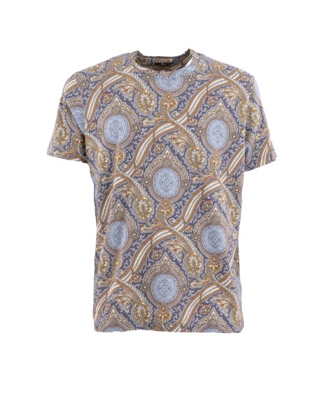 Shop ETRO  T-shirt: Etro t-shirt con stampa.
Vestibilità regolare.
Maniche corte.
Composizione: 100% cotone.
Made in Italy.. 0002 AJ236-X0885